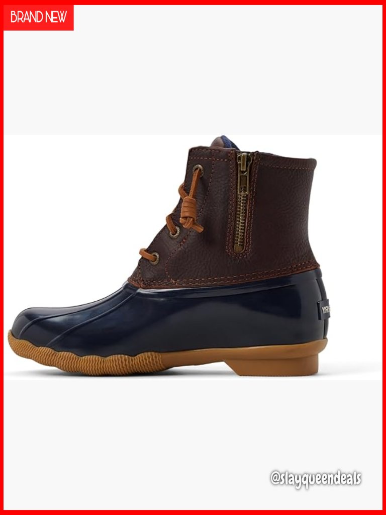Waterproof Duck Boots With Traction, Wide Fit, Leather Lining